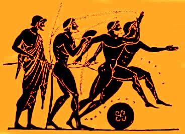 A ambição de muitos atletas antigos acabava degradando o caráter esportivo e religioso das Olimpíadas Gregas